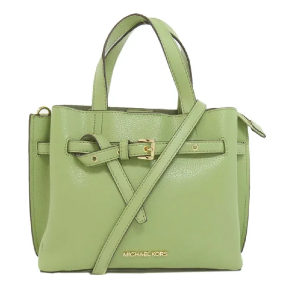 Michael Kors Pre-owned Leather handbags Green Dames