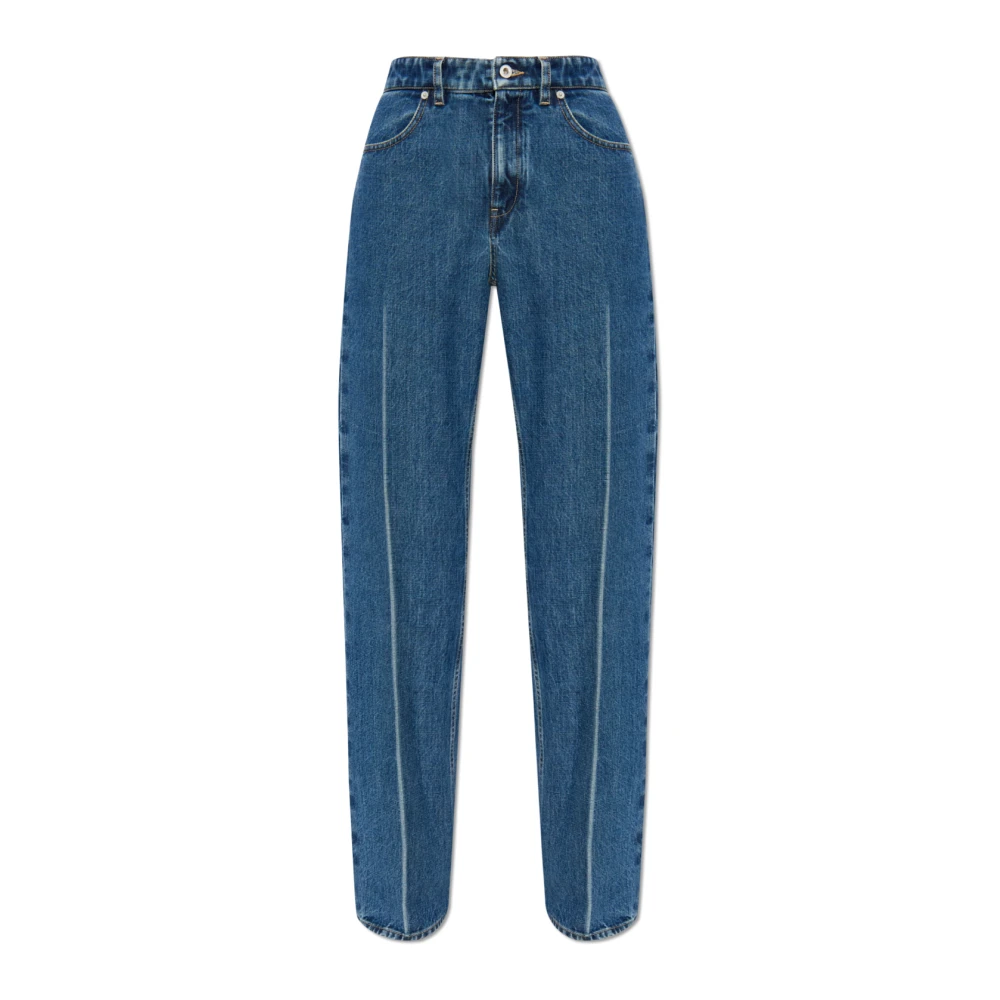 Jil Sander Women's Blue Slim Denim Trousers - Loose Fit Jeans - Xs - Jeans