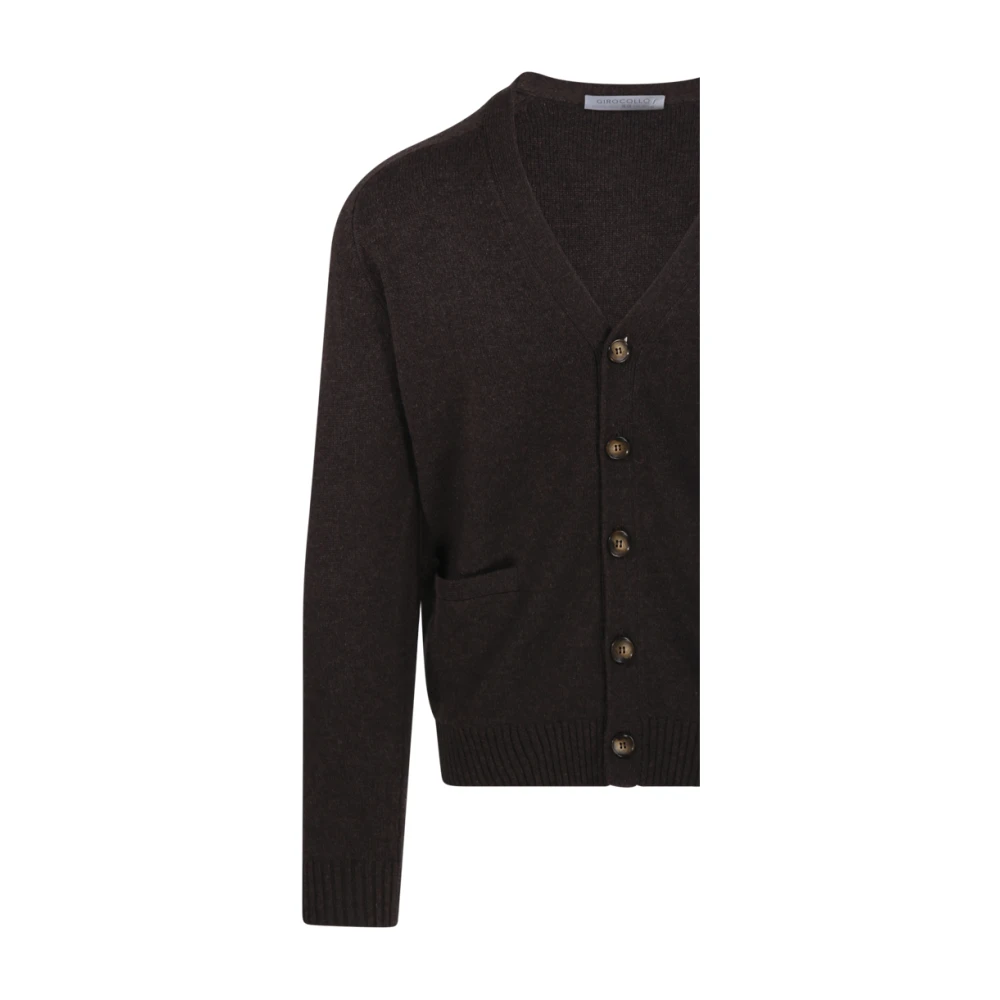 Cashmere Company Moka Cardigan Brown Heren
