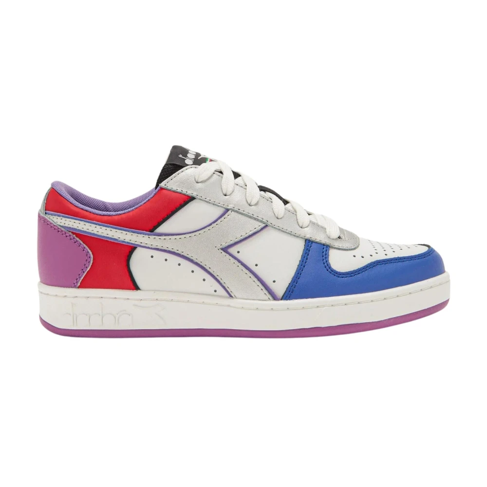 Diadora Women's Multicolor Sneakers, 8 Uk, Vintage Galaxy Low Top Trainers