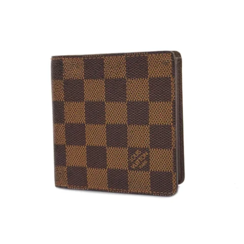 Louis Vuitton Vintage Pre-owned Fabric wallets Brown Heren