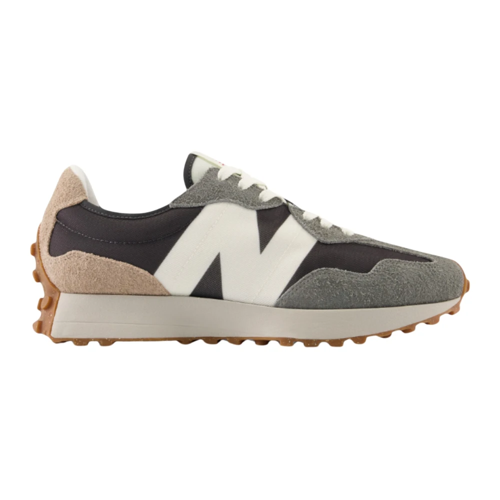 New Balance Stijlvolle stoffen en suède sneakers Heren Schoenen Grijs