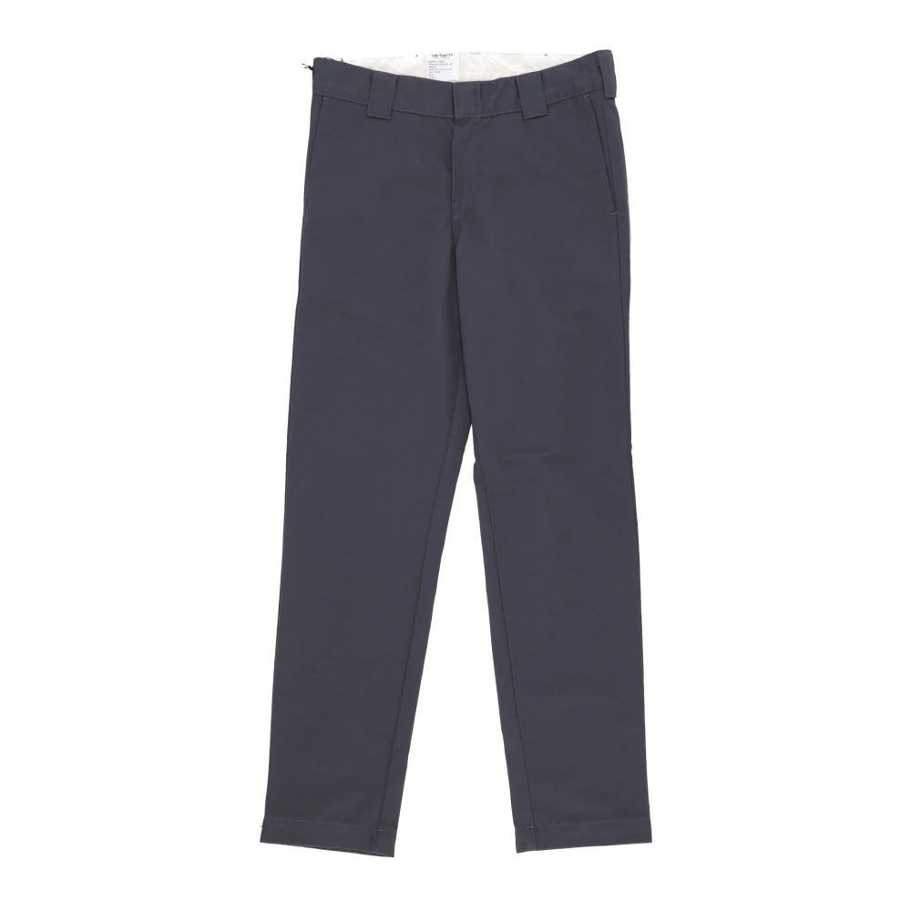 Carhartt WIP Slim-Fit Streetwear Broek Gray Heren