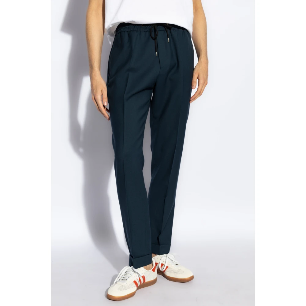 Paul Smith Geplooide broek Blue Heren