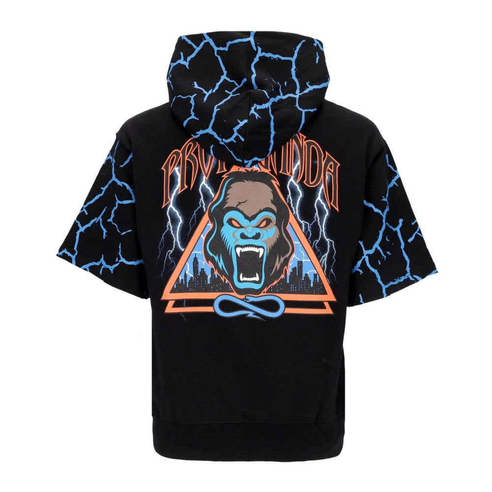 Propaganda Triangle Gorilla Short Hoodie Zwart Black Heren