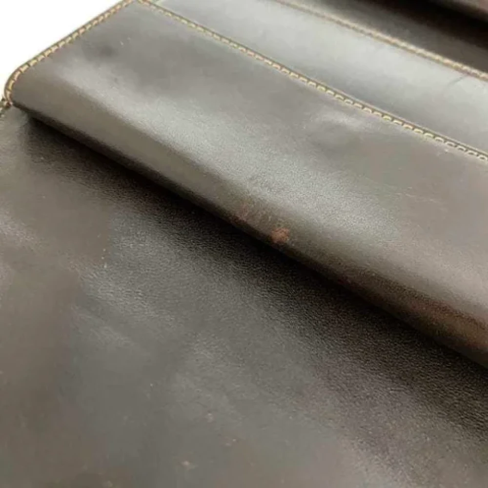 Fendi Vintage Pre-owned Leather wallets Brown Dames