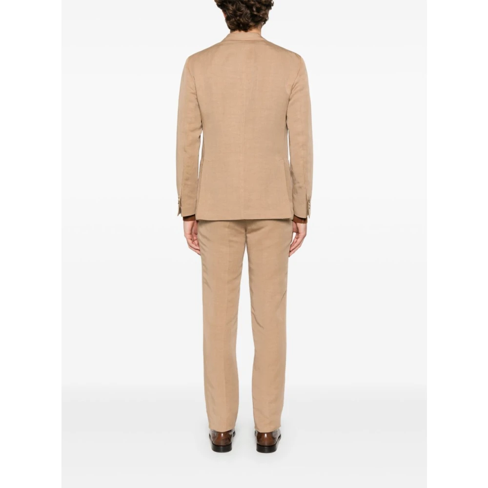 Boglioli Zwarte jurk voor mannen Beige Heren
