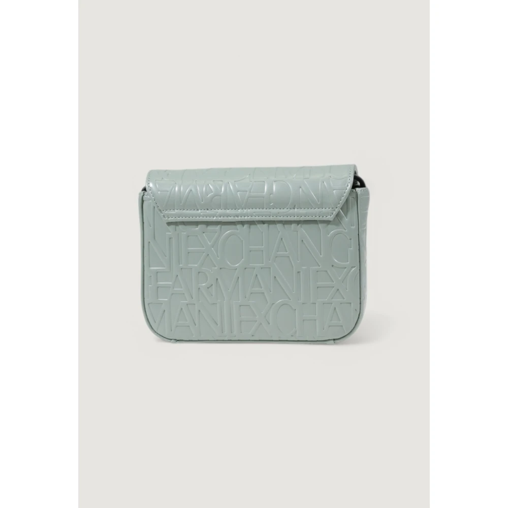 Armani Exchange Groene Tas met Magneetsluiting en Zakken Green Dames
