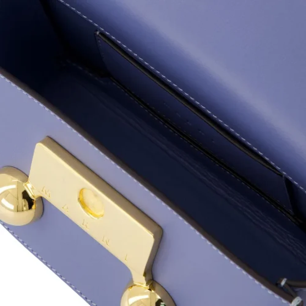 Marni Leather shoulder-bags Blue Dames