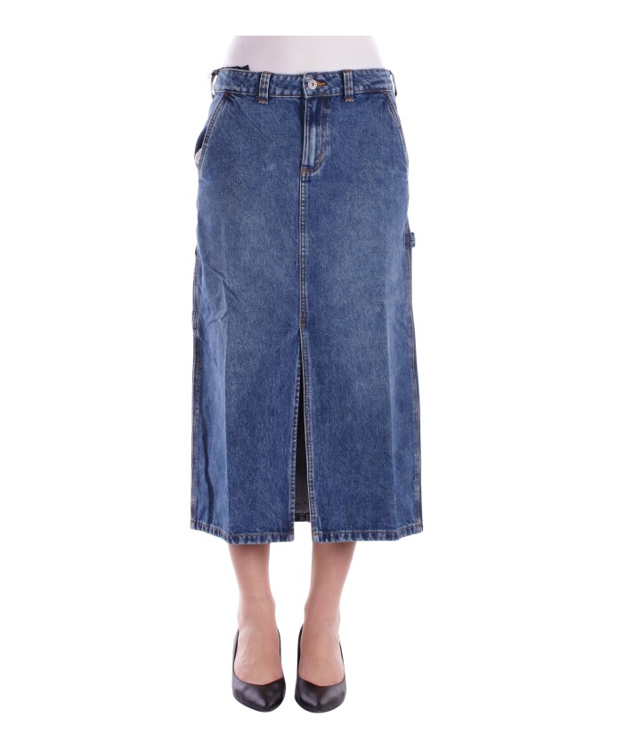 jupe-bleue-avec-fermeture-eclair-et-poches
