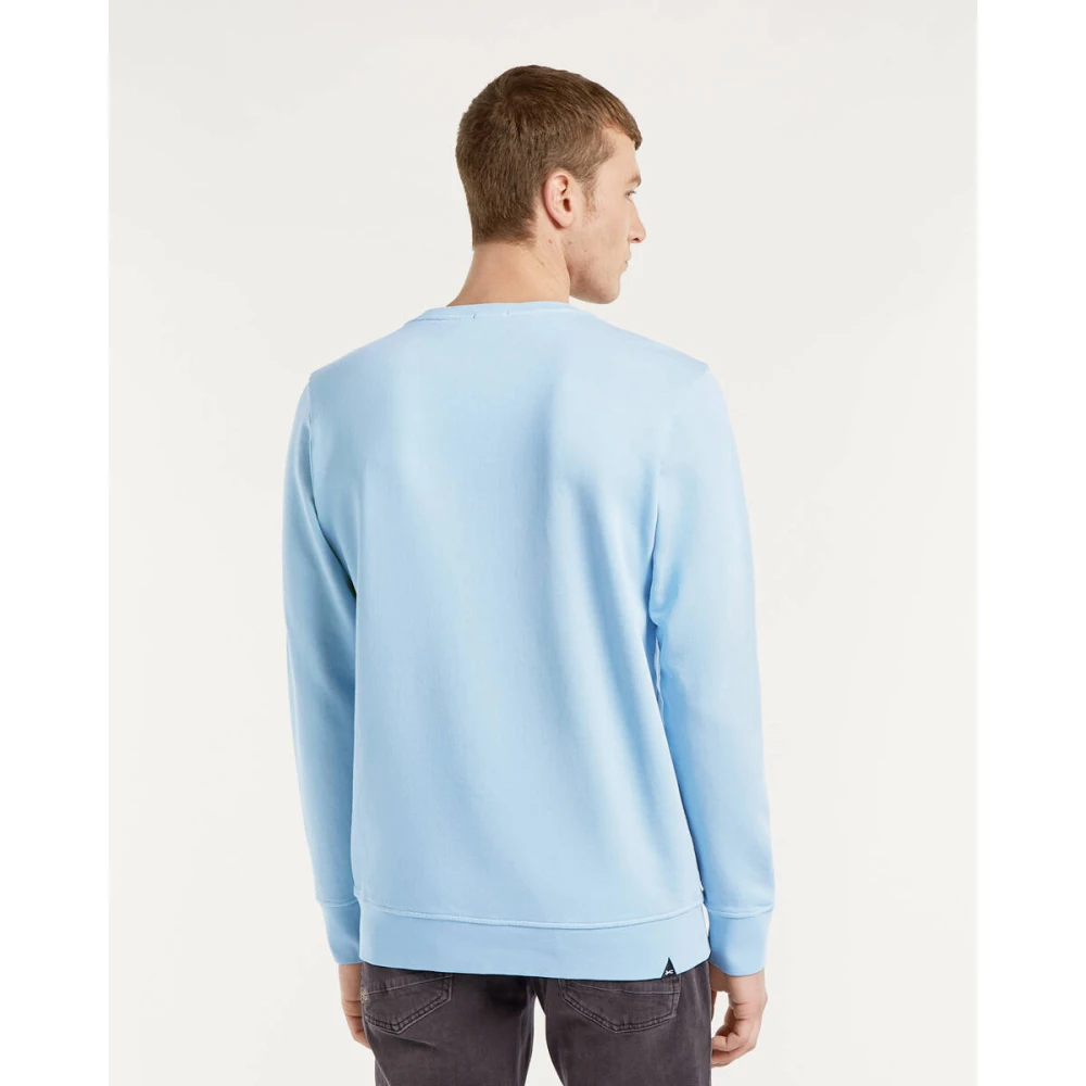 Denham The Jeanmaker Schaar Sweater Blue Heren