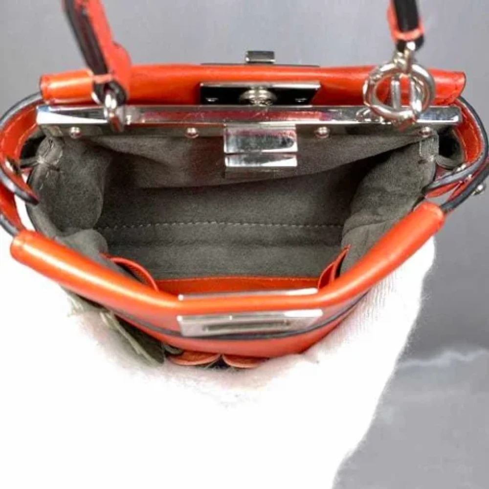 Fendi Vintage Pre-owned Leather fendi-bags Red Dames