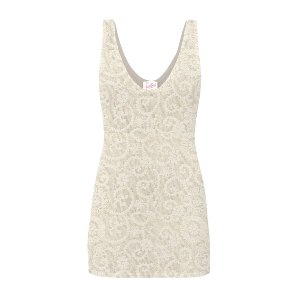 Mc2 Saint Barth Beige Raya Mini Dress - Female - Short Dresses - M - Dresses