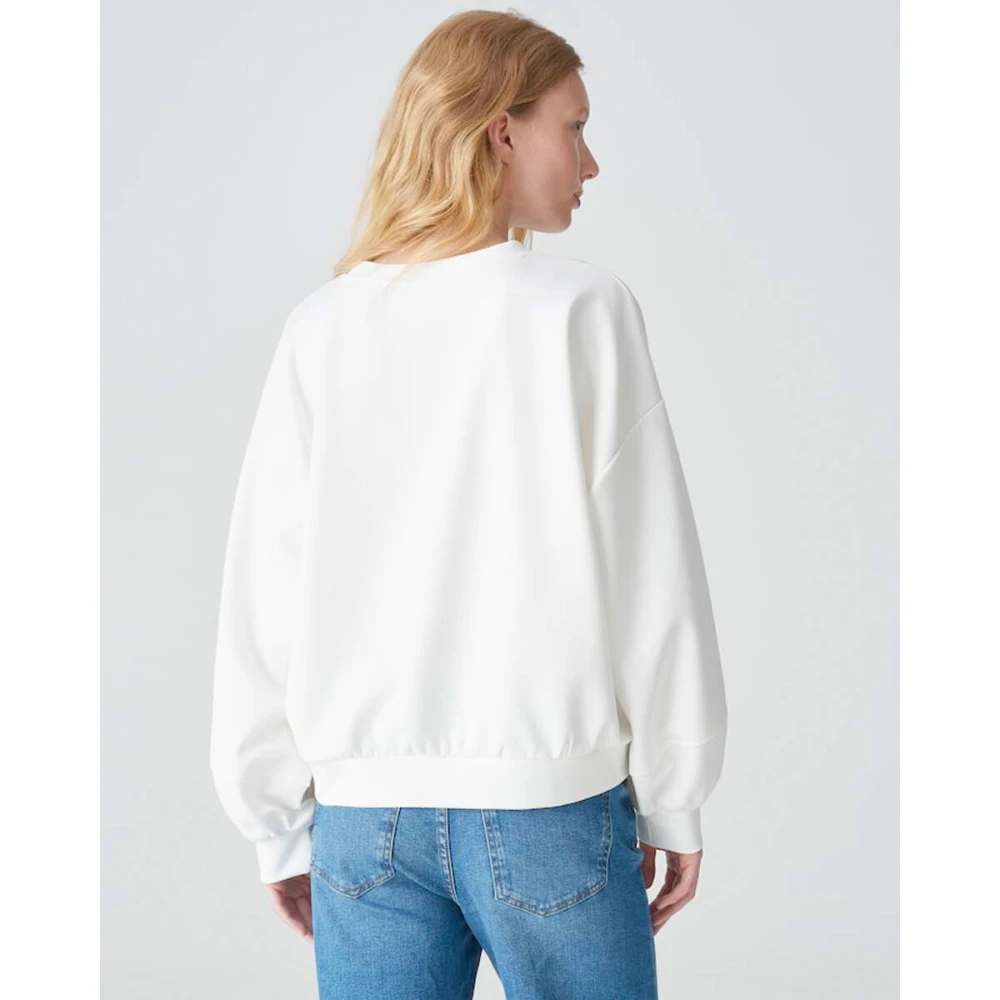 Opus Stijlvolle Sweatshirt Gugi Beige Dames
