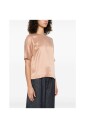 t-shirt-beige-a-col-rond