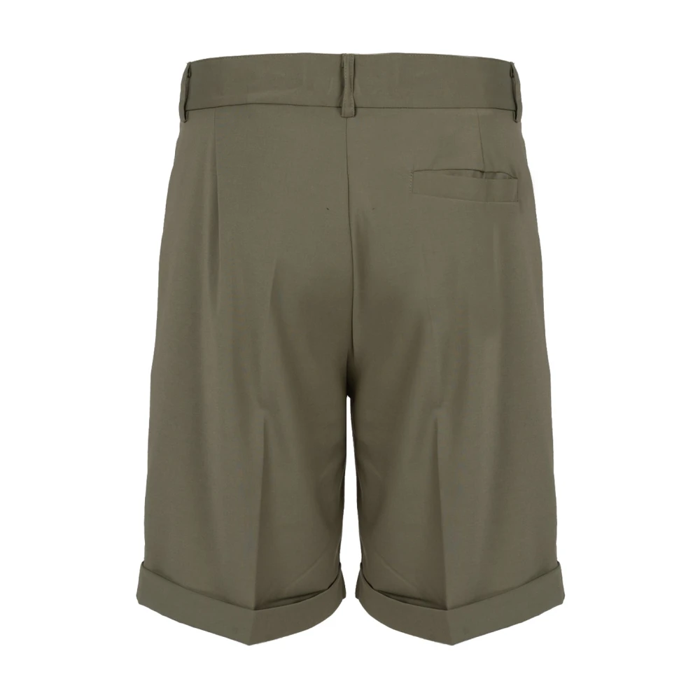 Xagon Man Eenvoudige Shorts Rits Knoop Zakken Italië Green Heren