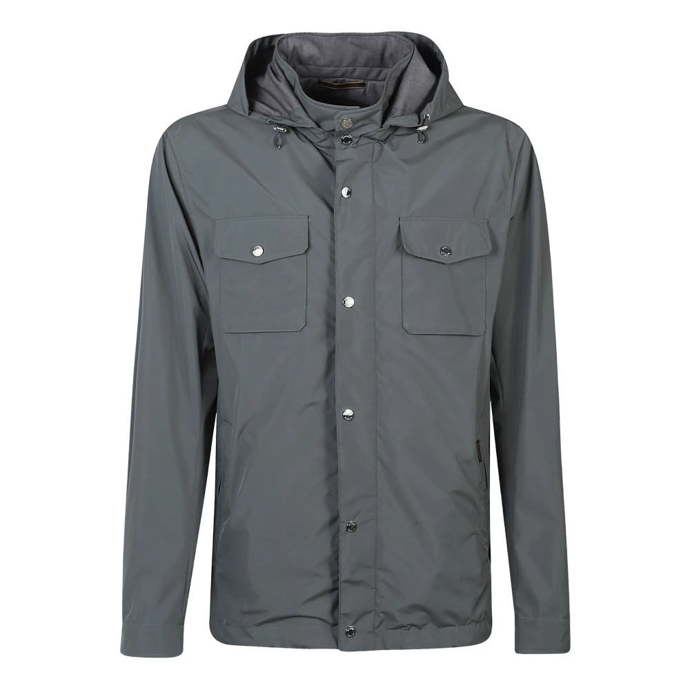 Moorer Men's Gray Fenzi-Stu Jacket - Light Jackets - M - Jackets