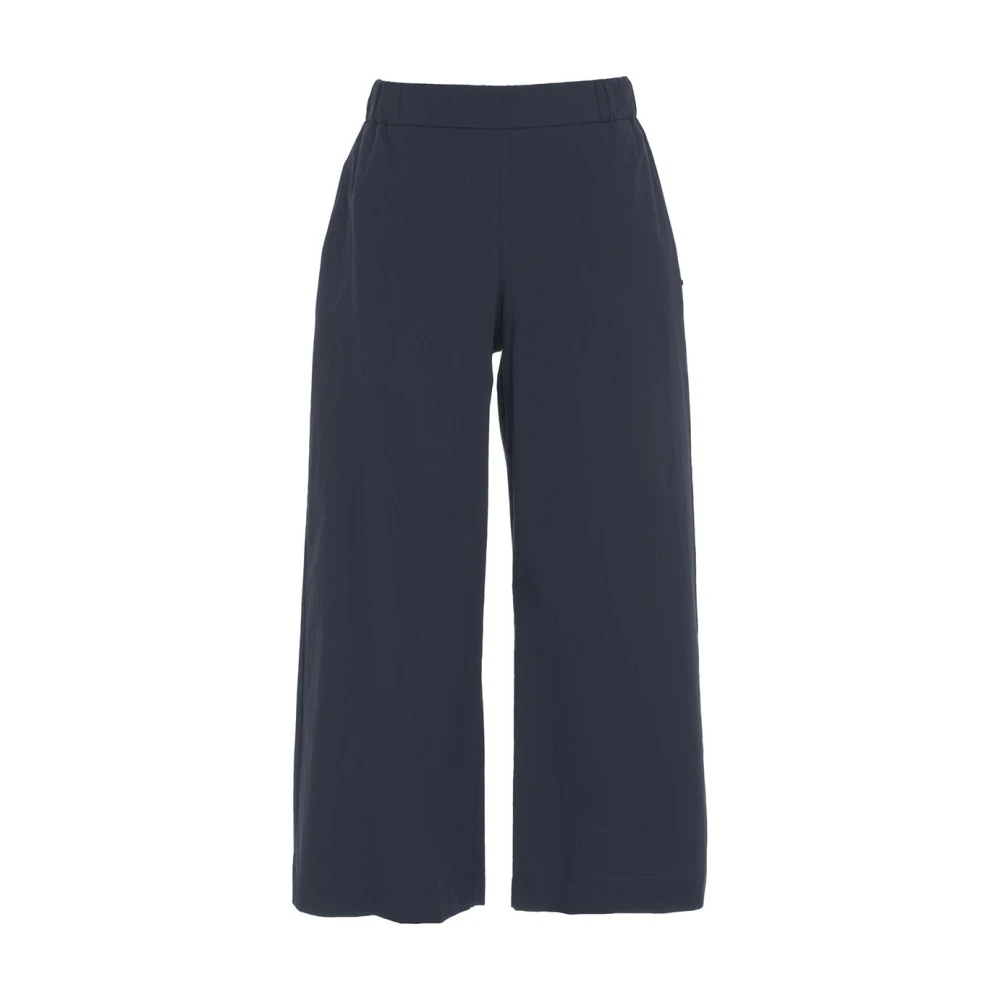 Ottod'Ame Blauwe Katoenen Culottes Elegante Stijl Blue Dames