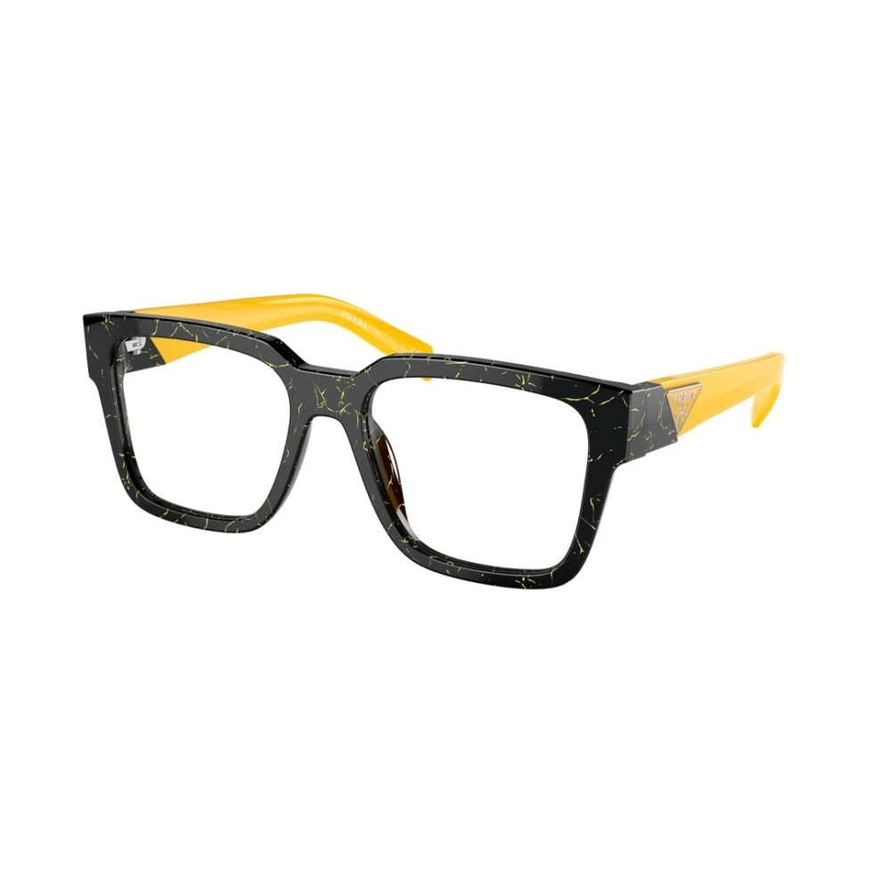 Prada Stijlvolle zonnebril met uniek ontwerp Black Unisex