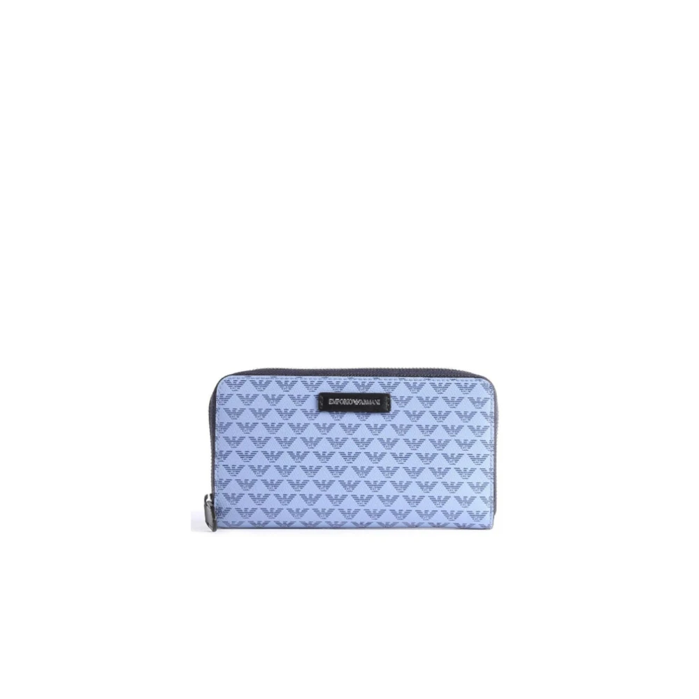 Emporio Armani Blå Plånböcker & Korthållare Y3h168y413e80076