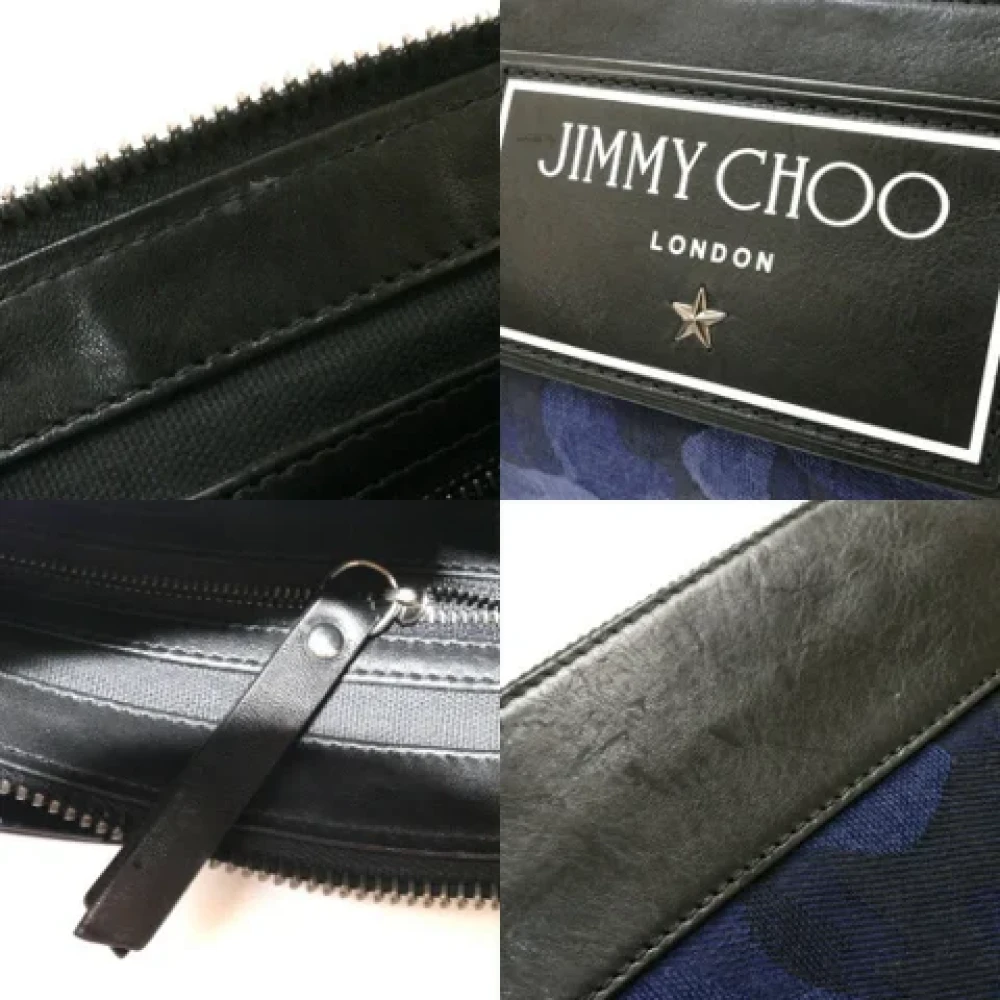 Jimmy Choo Pre-owned Denim shoulder-bags Blue Dames