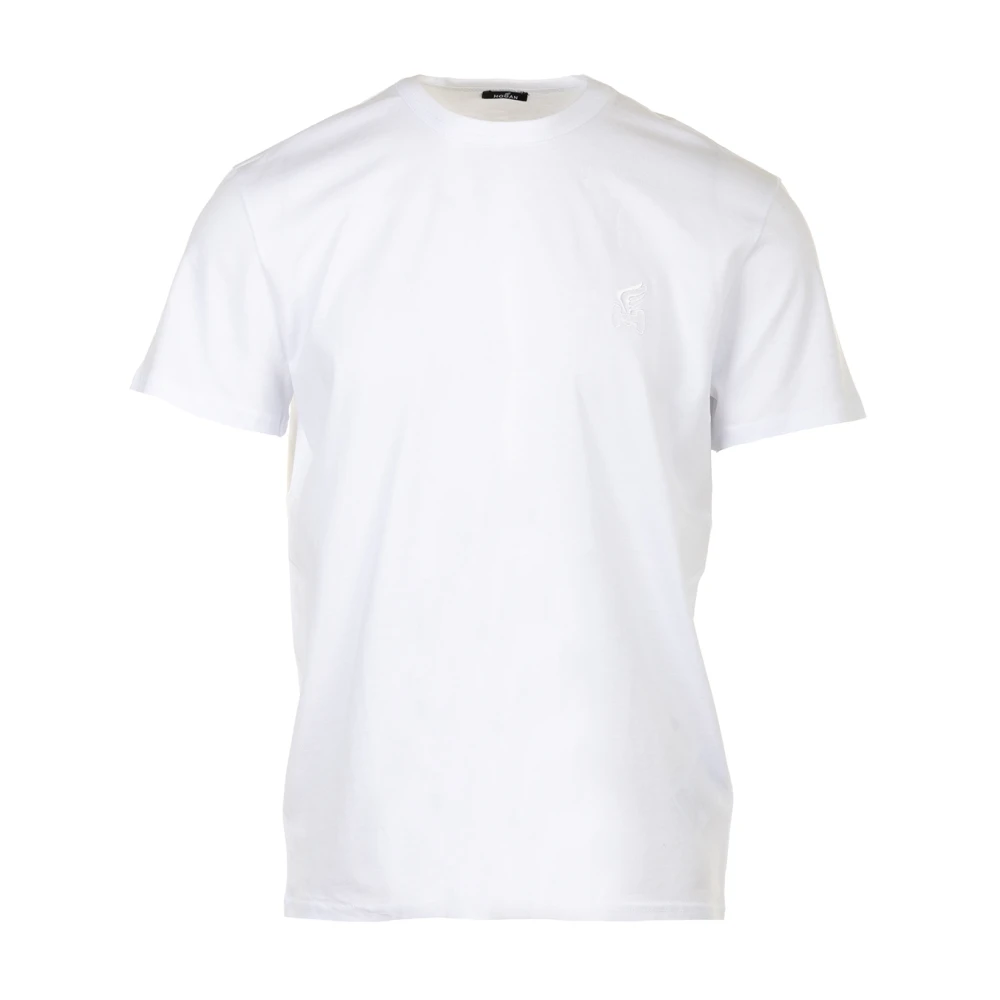 Hogan Witte T-shirt en Polo Collectie White Heren