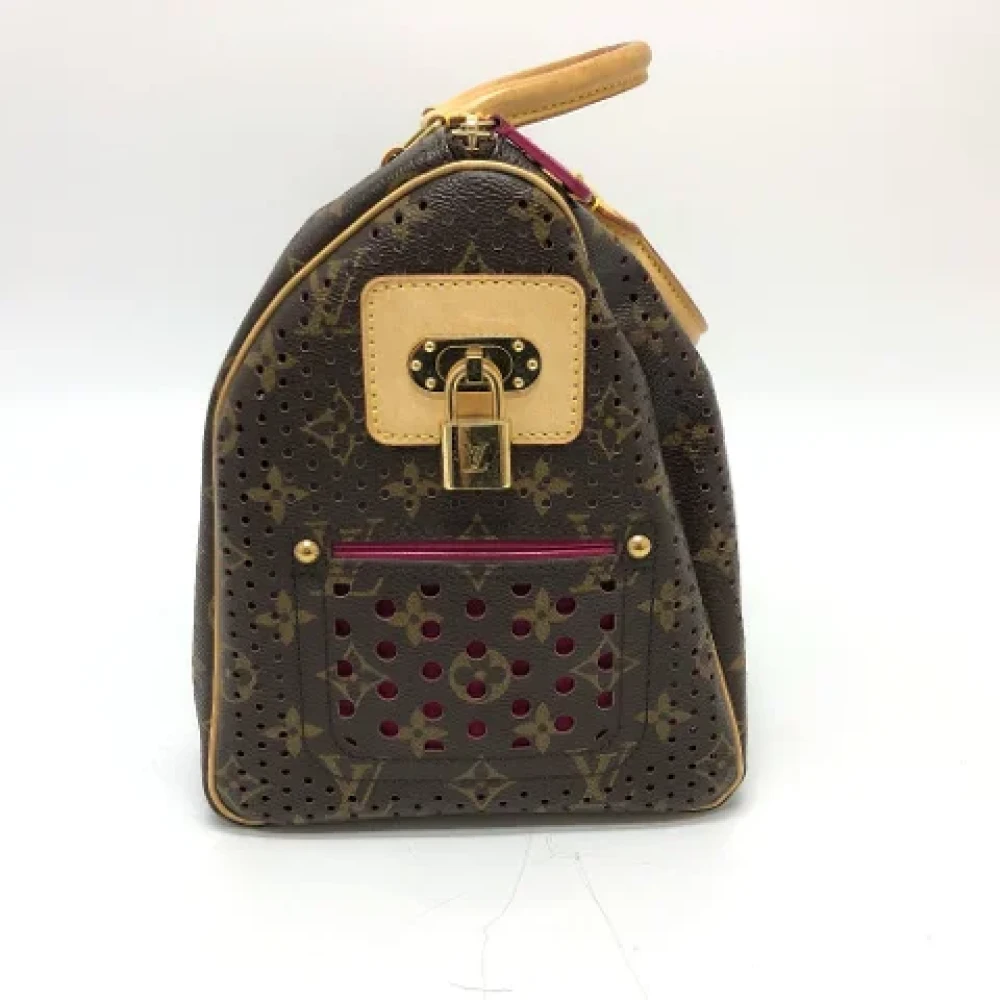 Louis Vuitton Vintage Pre-owned Cotton louis-vuitton-bags Brown Dames