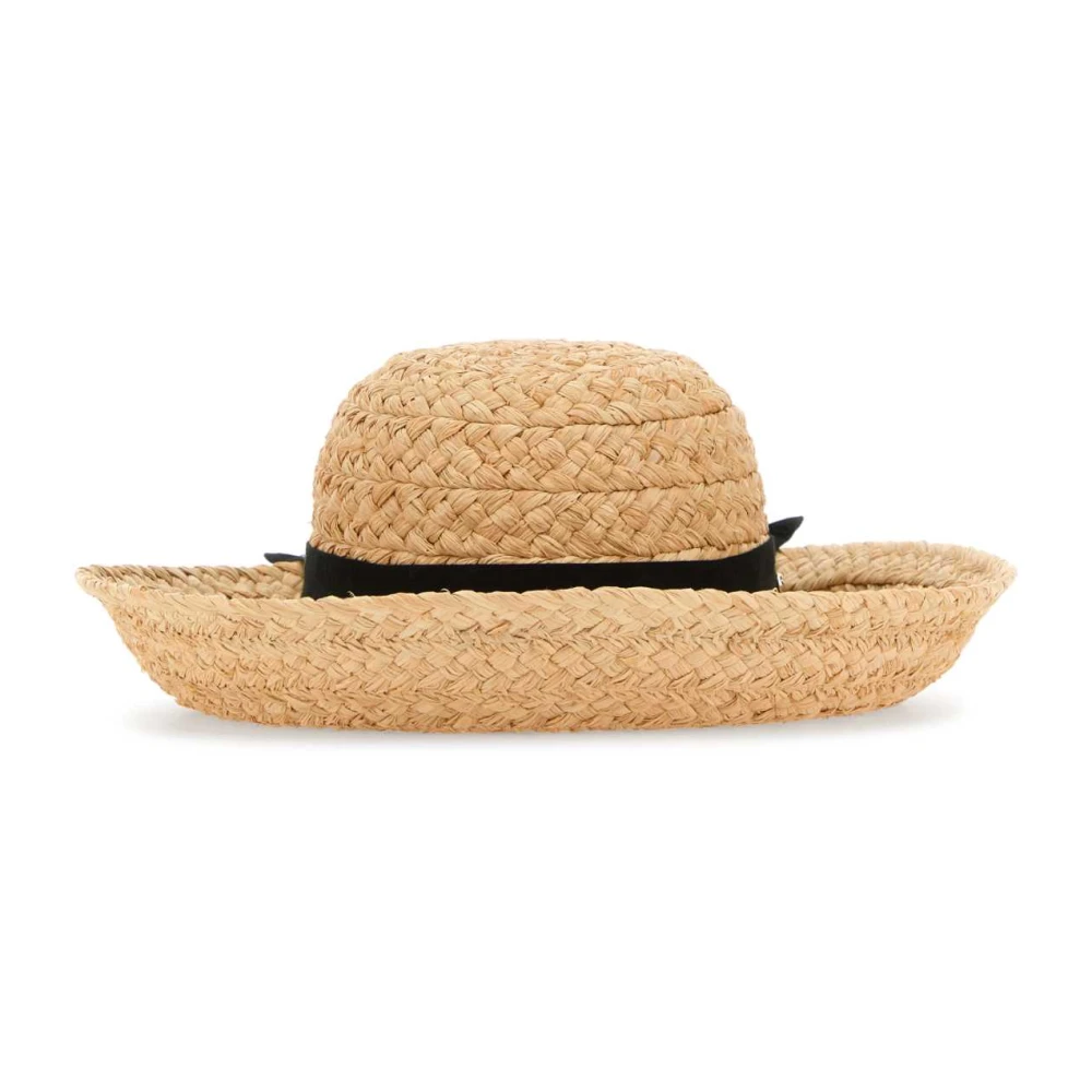 Helen Kaminski Klassieke Beige Raffia Hoed Beige Dames