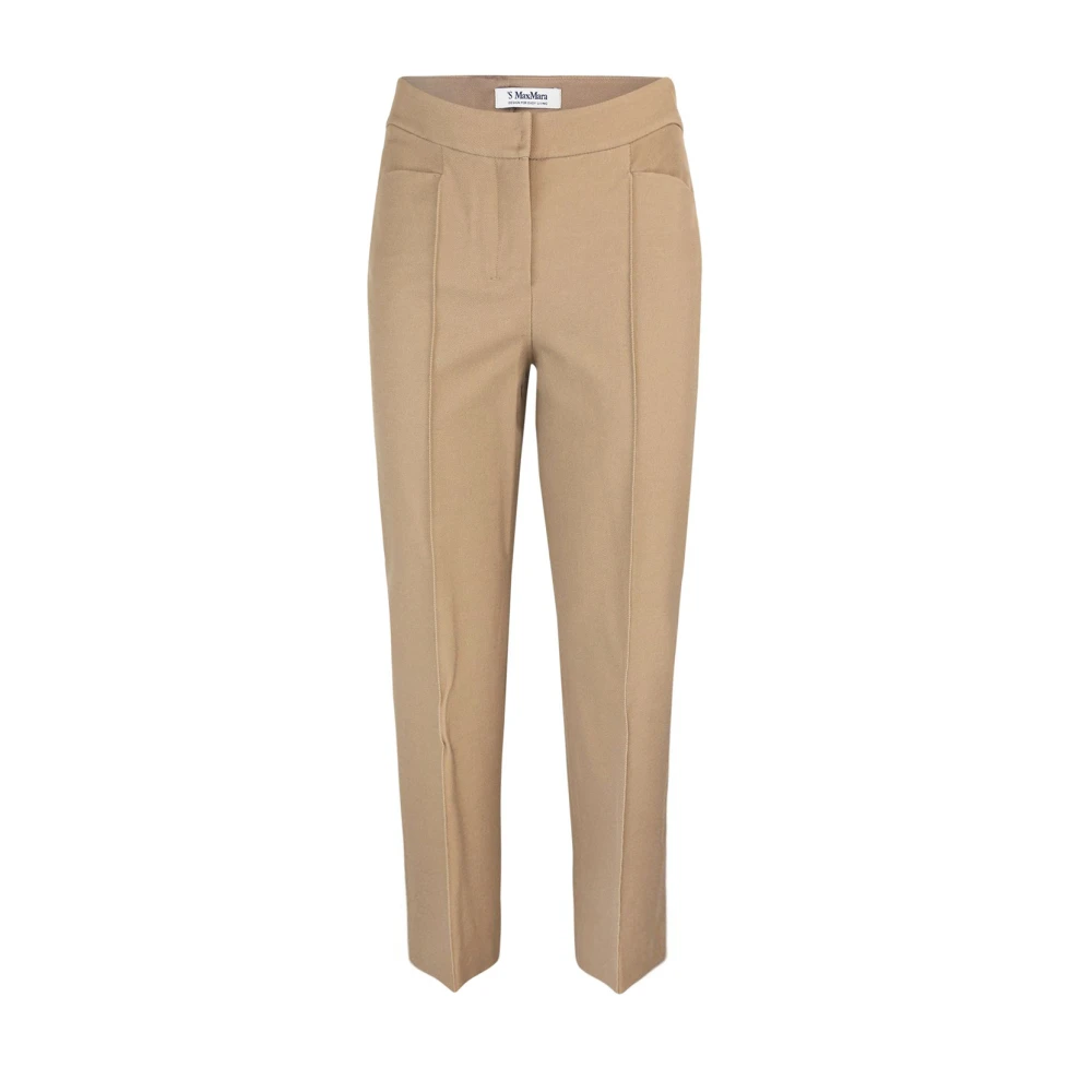 Max Mara Studio Beige Zemira Broek Beige Dames