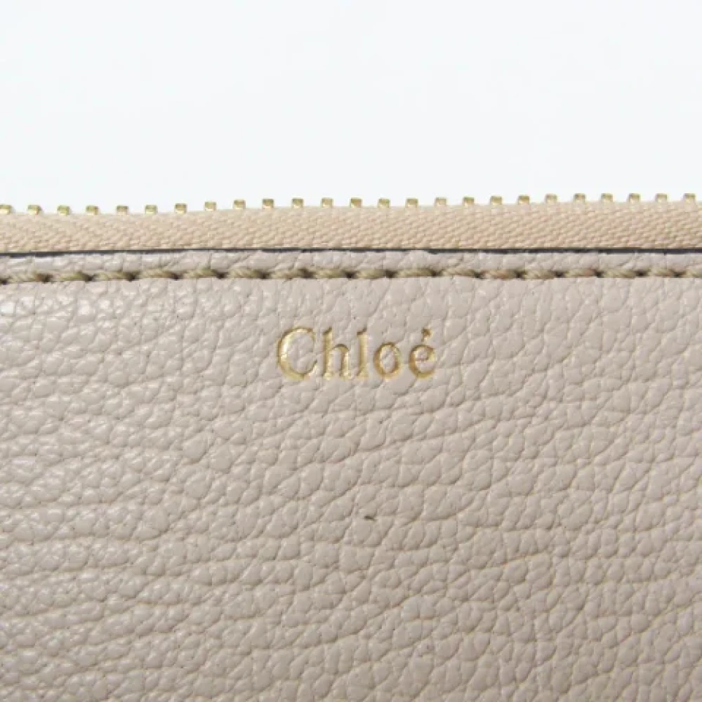 Chloé Pre-owned Leather totes Orange Dames