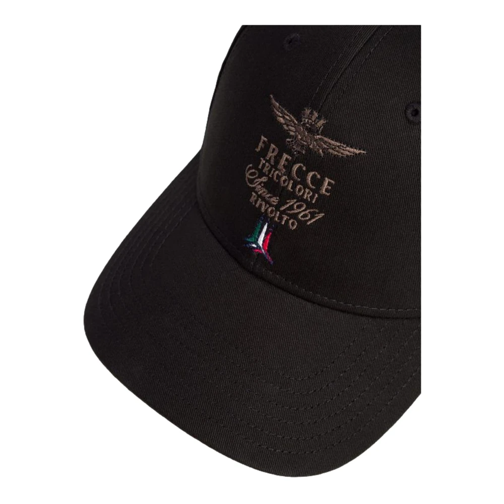 aeronautica militare Emblematische Pet Viert Tricolor Pijlen Black Heren