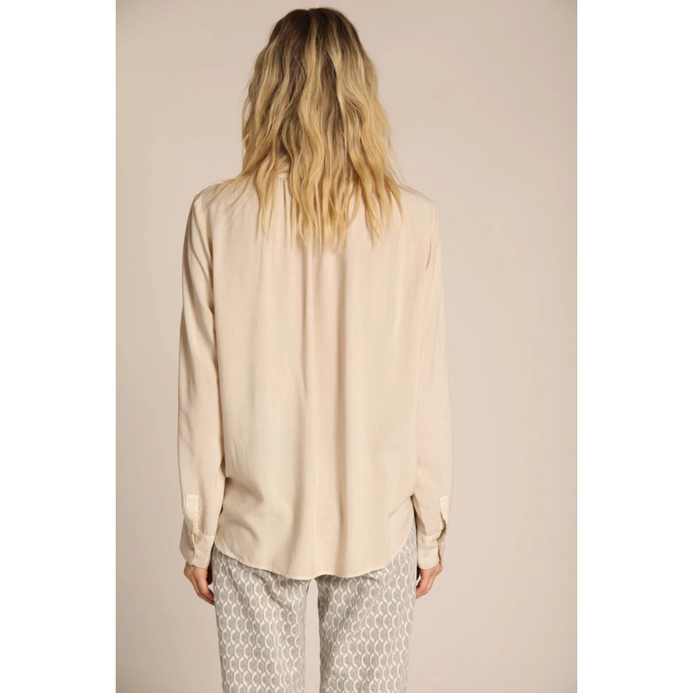 Mason's Adele Dames Lurex Shirt Gray Dames