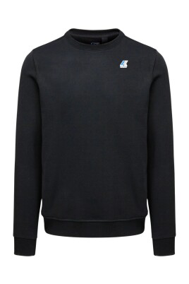 pull-noir-leger-melange-coton-unisexe