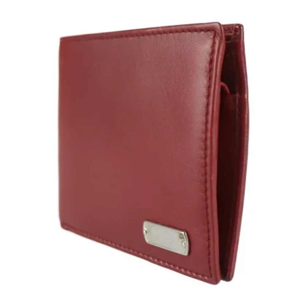 Gucci Vintage Pre-owned Canvas wallets Red Dames
