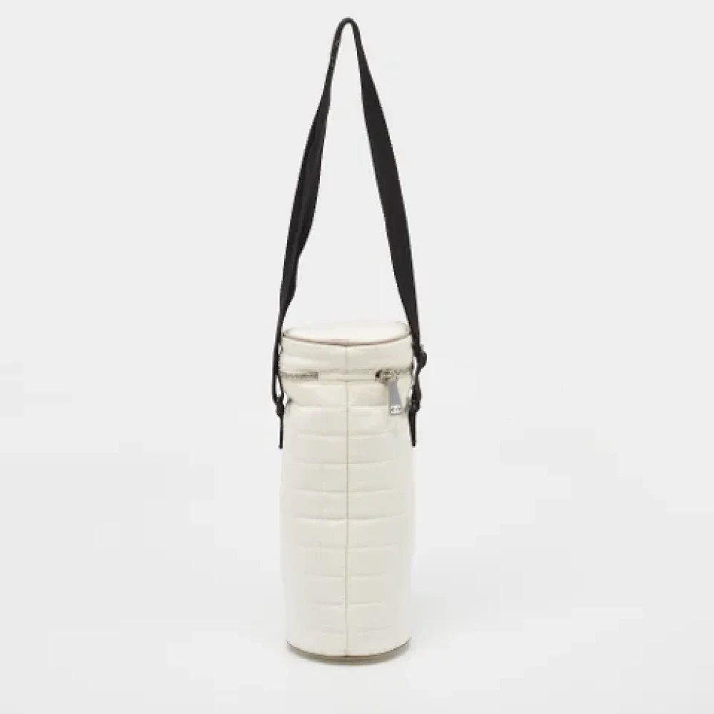 Chanel Vintage Pre-owned Fabric chanel-bags White Dames