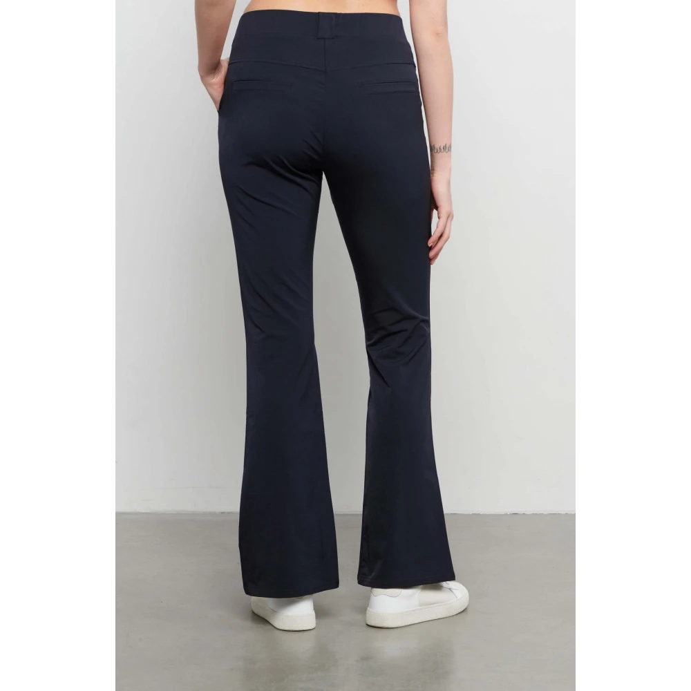 &Co Woman Flare Broek met Zakken Gray Dames