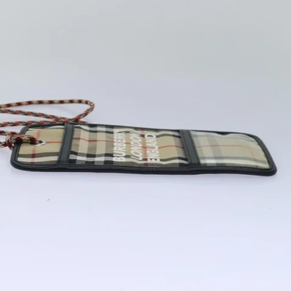 Burberry Vintage Pre-owned Canvas wallets Beige Dames