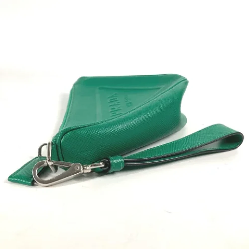 Prada Vintage Pre-owned Fabric prada-bags Green Dames