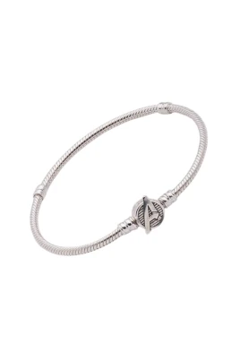 Moments Marvel Logo Clasp Snake Chain Bracelet