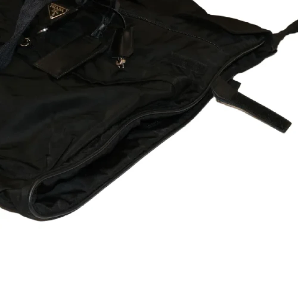 Prada Vintage Pre-owned Nylon travel-bags Black Dames