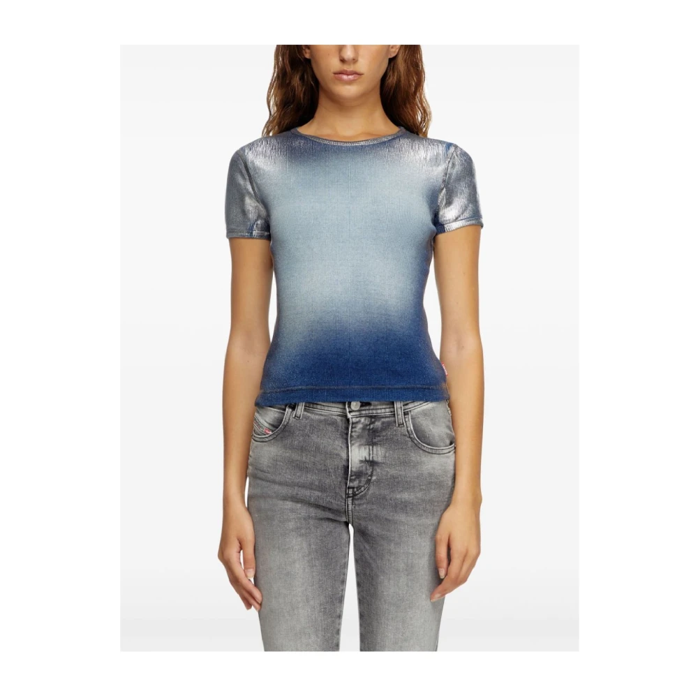 Diesel Lange Mouw T-shirt Multicolor Dames