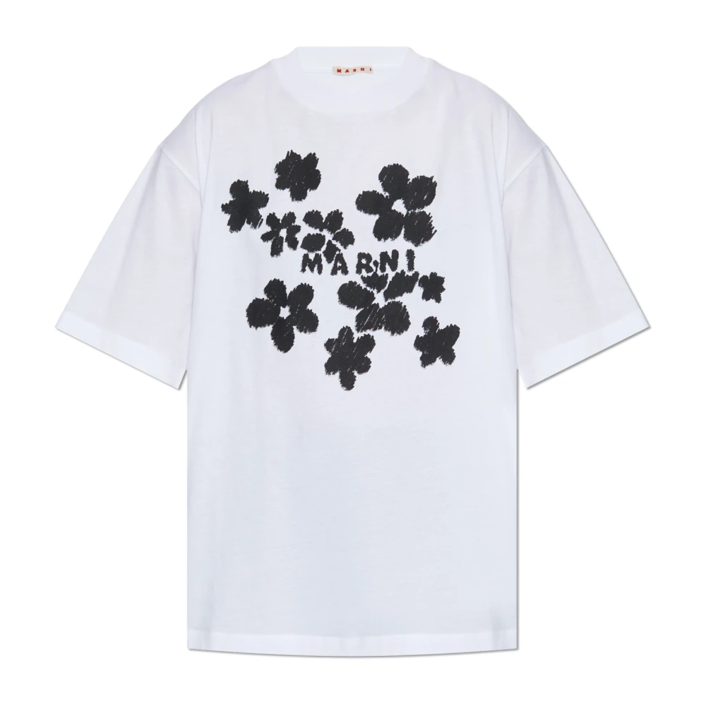 Marni - Tops > T-Shirts - White - Marni - Modalova
