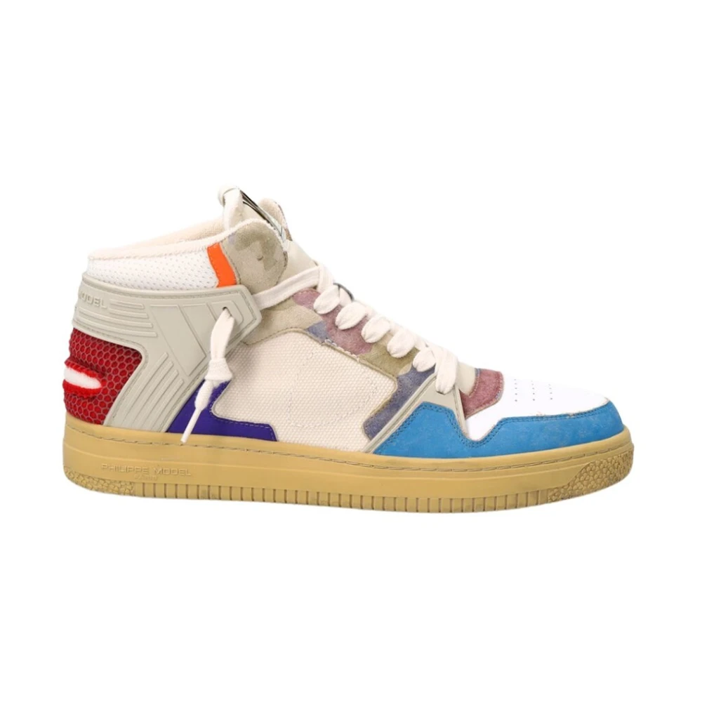 Patchwork High Top Sneakers