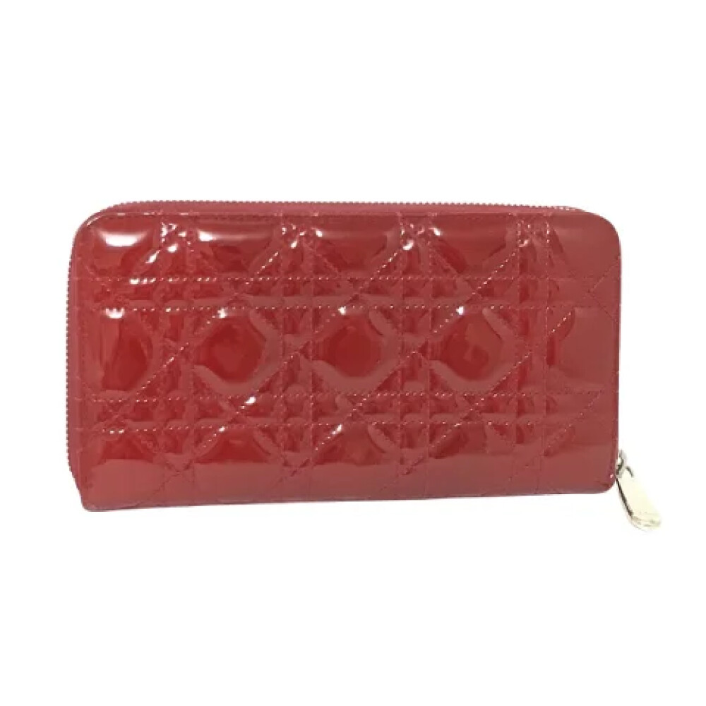 Dior 2025 red wallet