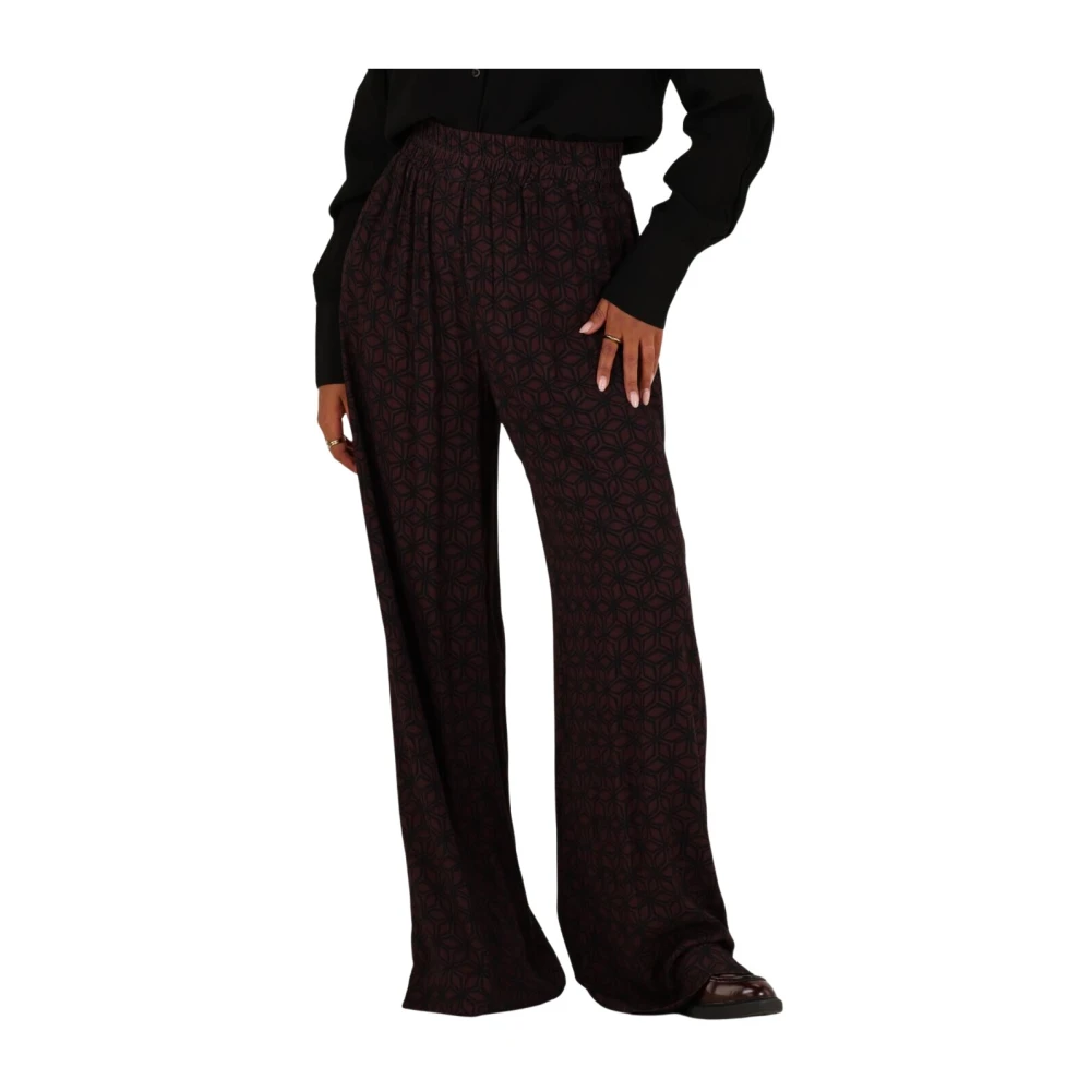 By-Bar Bordeaux Elegante Broek voor Vrouwen Red Dames