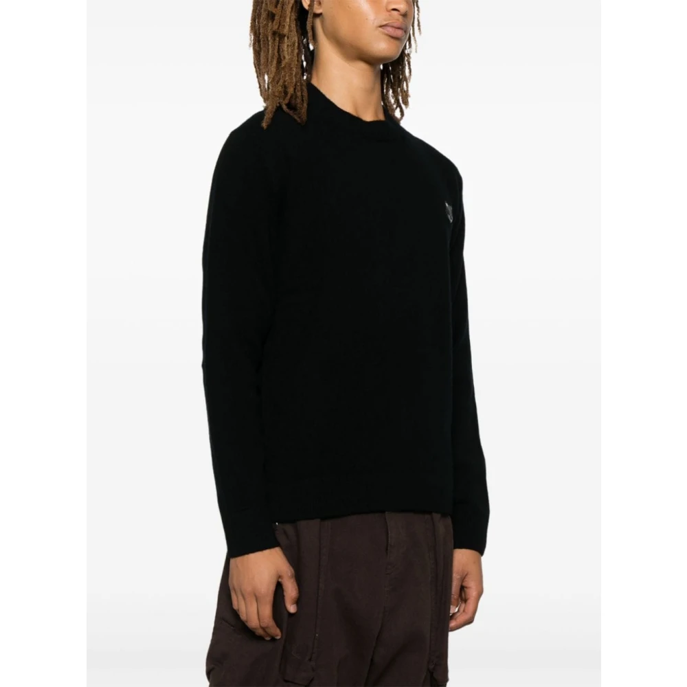 Maison Kitsuné Zwarte Sweatshirt voor Meisjes Black Dames