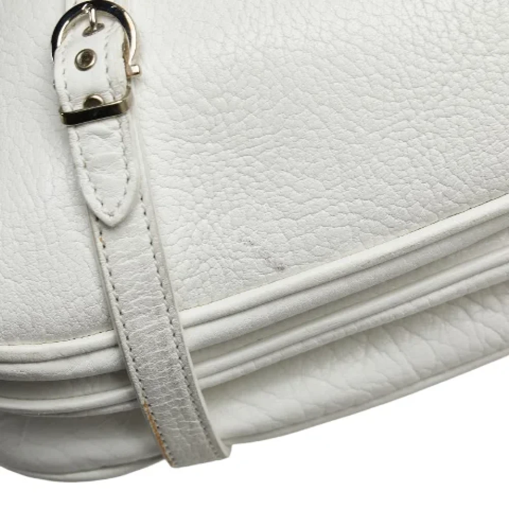 Salvatore Ferragamo Pre-owned Leather handbags White Dames