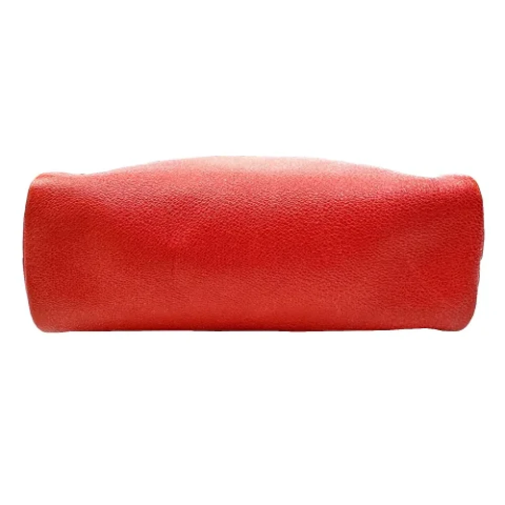 Hermès Vintage Pre-owned Fabric shoulder-bags Red Dames