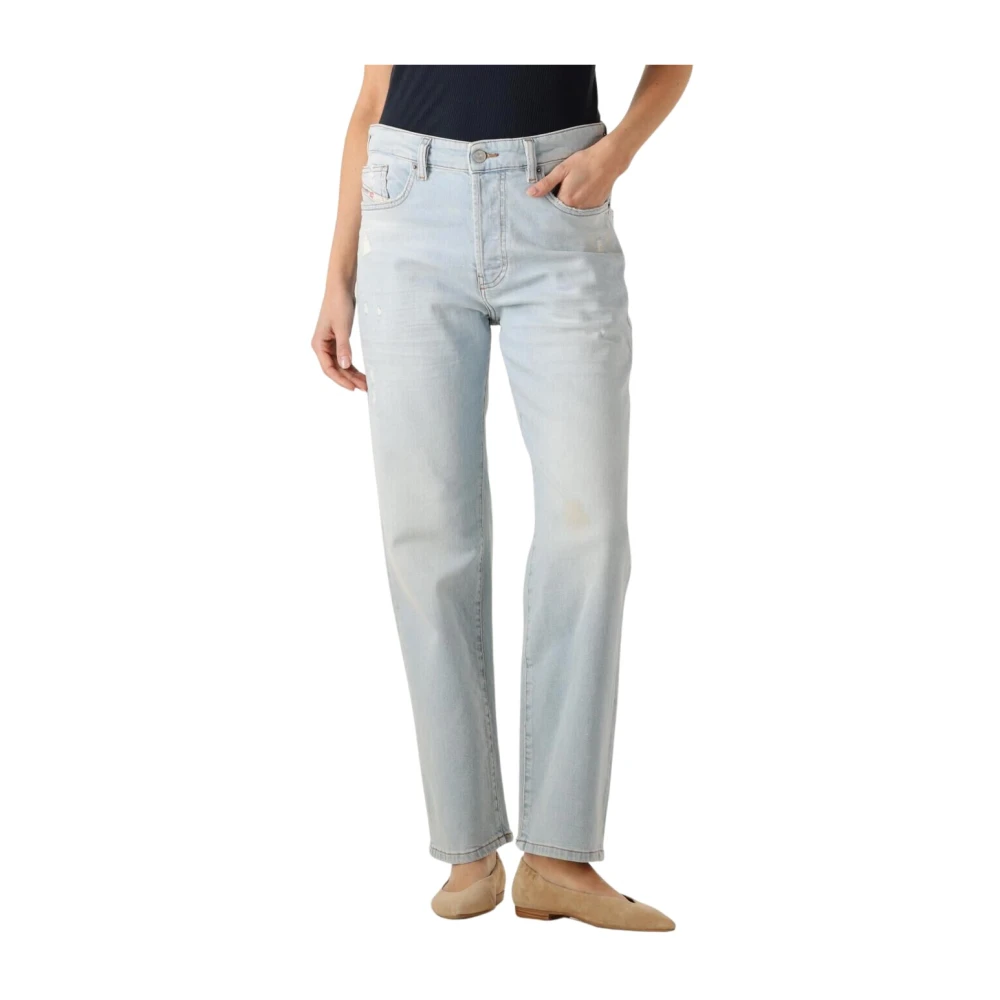 Diesel 1988 D-Ark Straight Leg Jeans Blue Dames