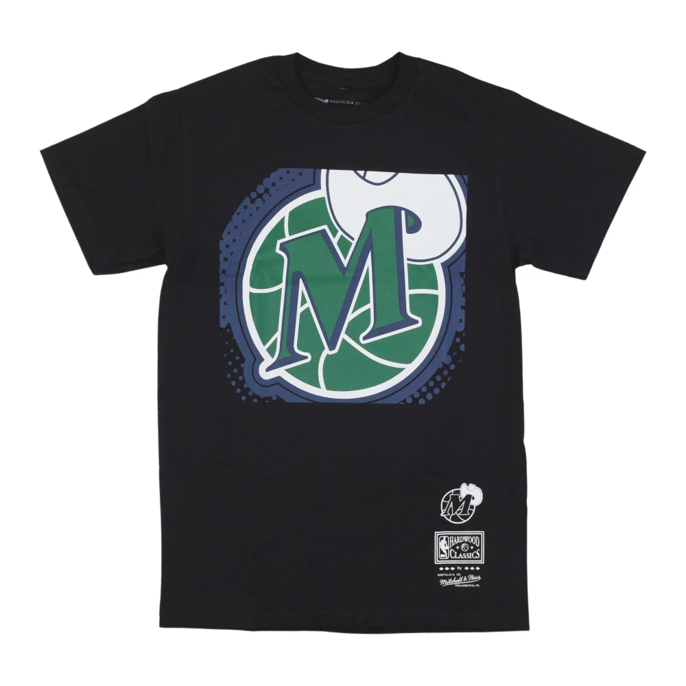 Mitchell & Ness NBA Big Face Tee Zwart Black Heren